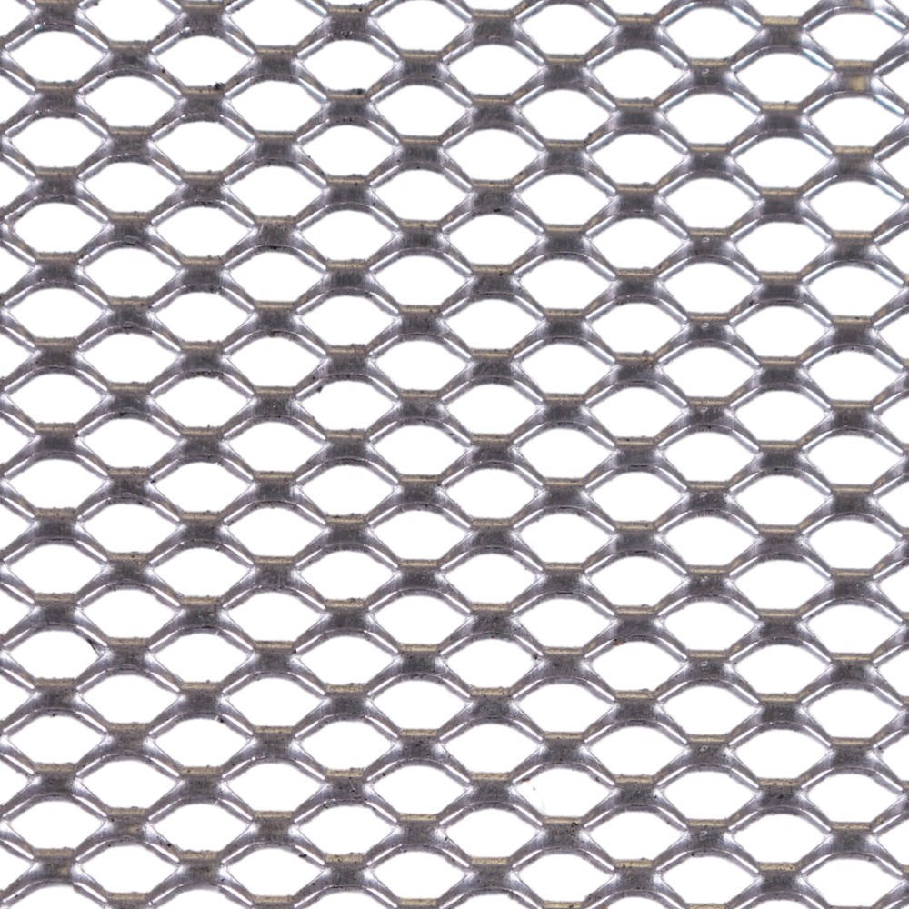 Expanded Metal Aluminium Raised Mesh 602A 1250 x 1250mm