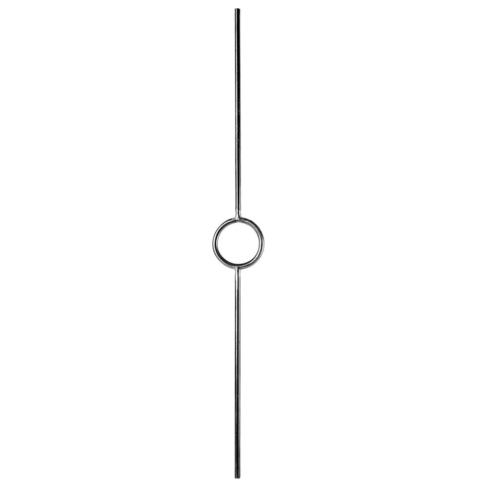 H 1000mm Mild Steel Decorative Bar using 12mm Round Bar With Single Circle