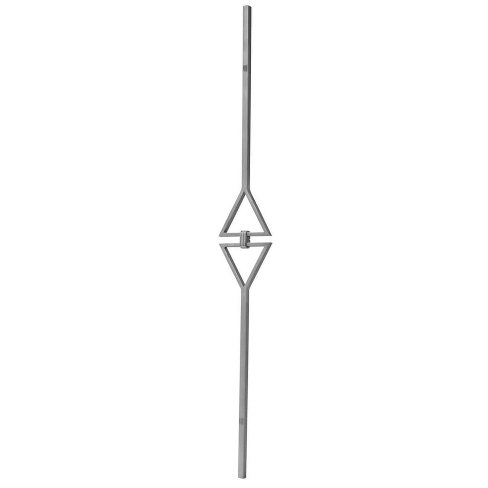 Panel Unit Smooth Square Bar- Height 1000 x Length 130mm Smooth - 14mm