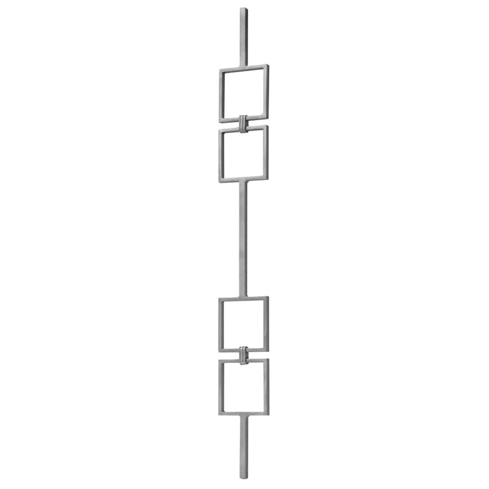 Panel Unit Smooth Square Bar- Height 1000 x Length 115mm - 14mm