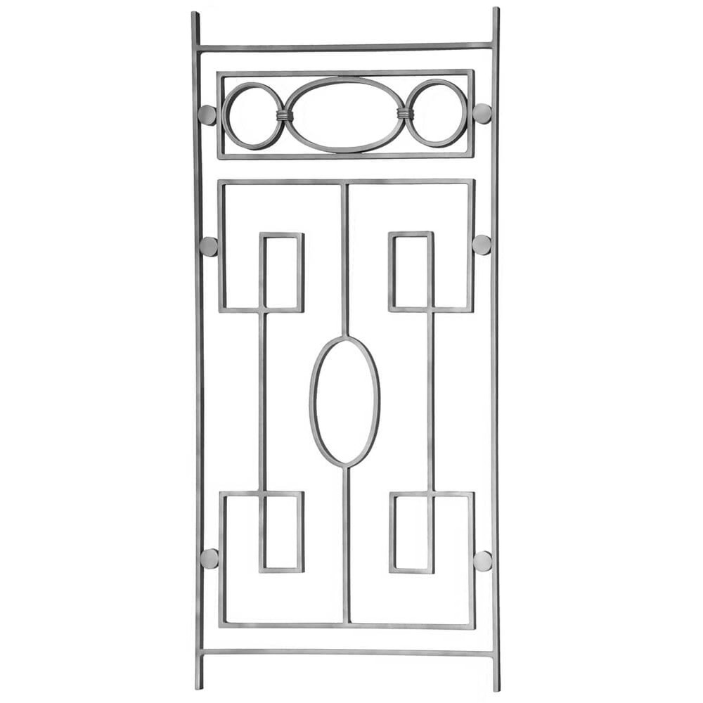 Panel Unit Smooth Flat Bar - Height 1000 x Length 495mm - 14 x 8mm
