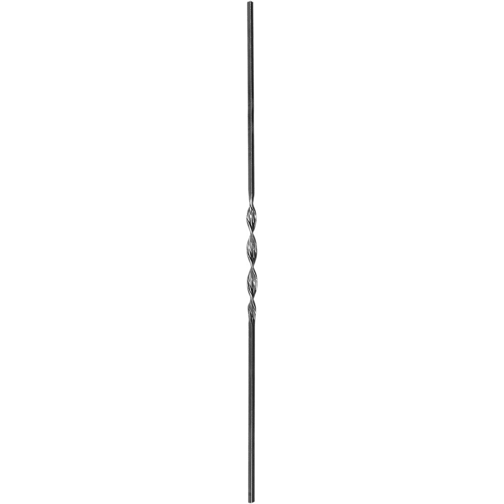 Single Twist Smooth Square Bar 1000 x 28 x 14mm