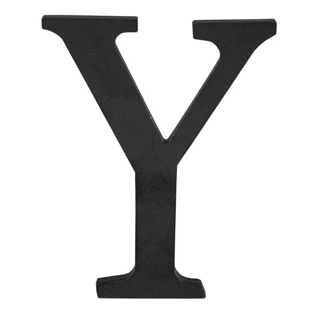 100mm High 6mm Thick Mild Steel Profiled Letter Y