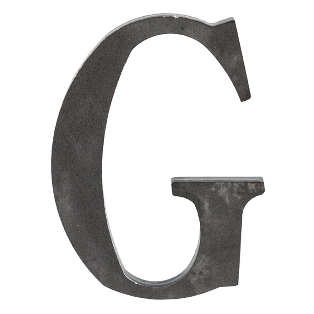150mm High 6mm Thick Mild Steel Profiled Letter G
