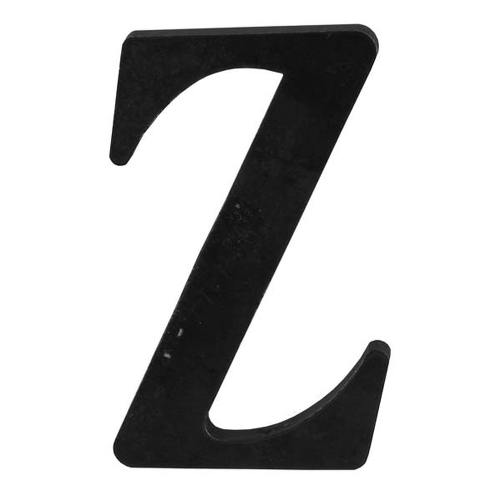 150mm High 6mm Thick Mild Steel Profiled Letter Z