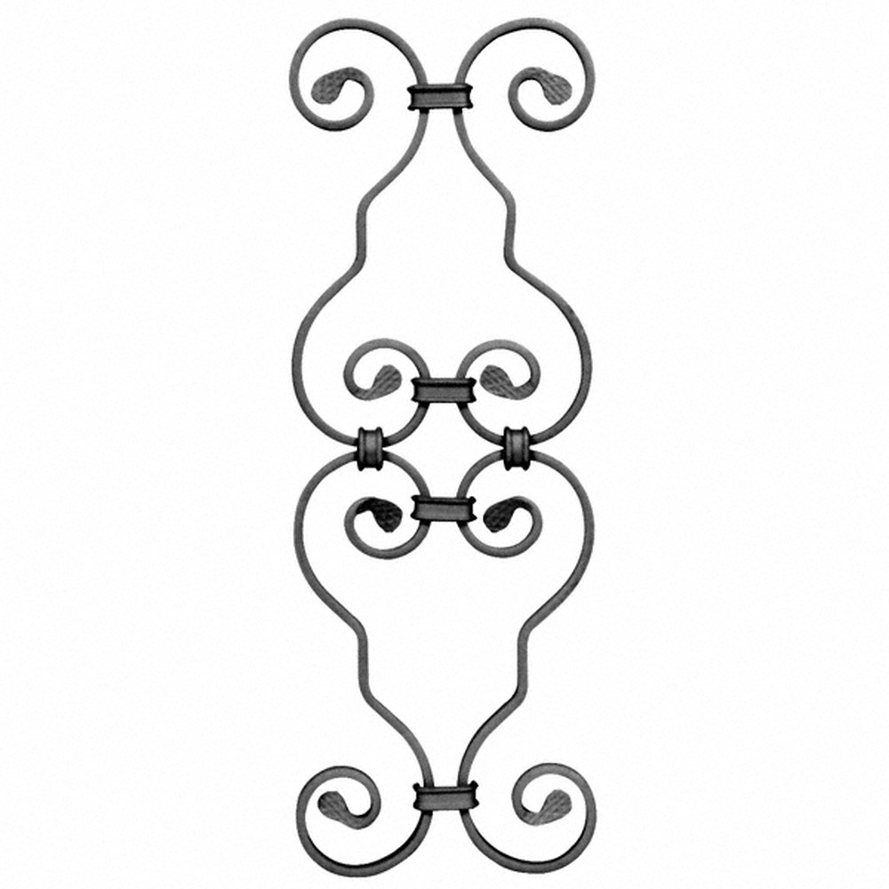 Clip-on Panel - H 480 x L170mm Smooth - 12 x 6mm Flat Bar