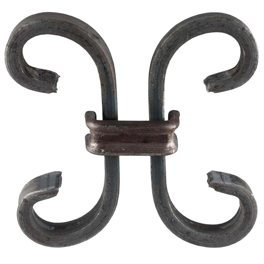Clip-on Panel - H95 x L95mm Smooth - 12 x 6mm Flat Bar - F H Brundle
