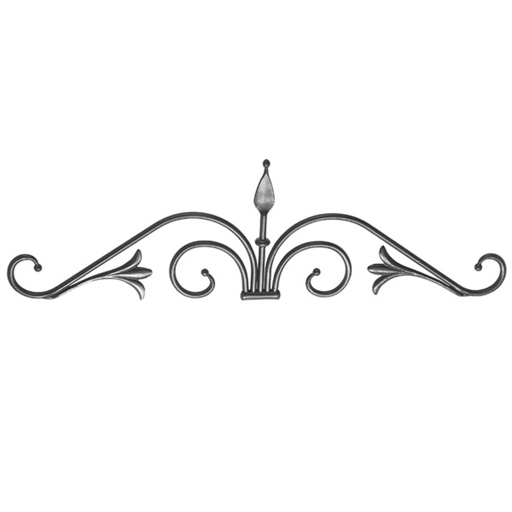 Gate Top - Height 260 x Length 885mm 12mm Round Bar