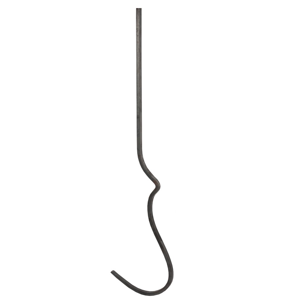 Shaped Bar - Height 950 x Length 200mm Smooth - 12mm Square Bar