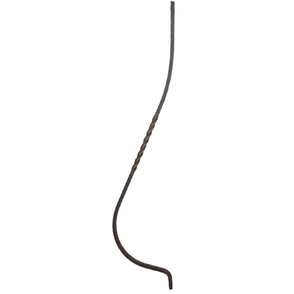 Shaped Bar - H 1200 x L 200mm Smooth - 12mm Square Bar