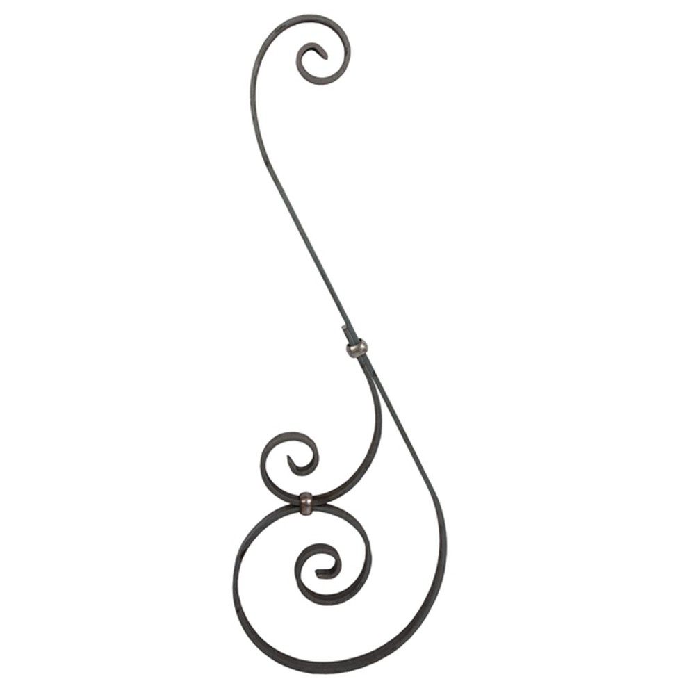 Scroll Unit - H 730 x L 240mm Smooth - 20 x 6mm Flat Bar