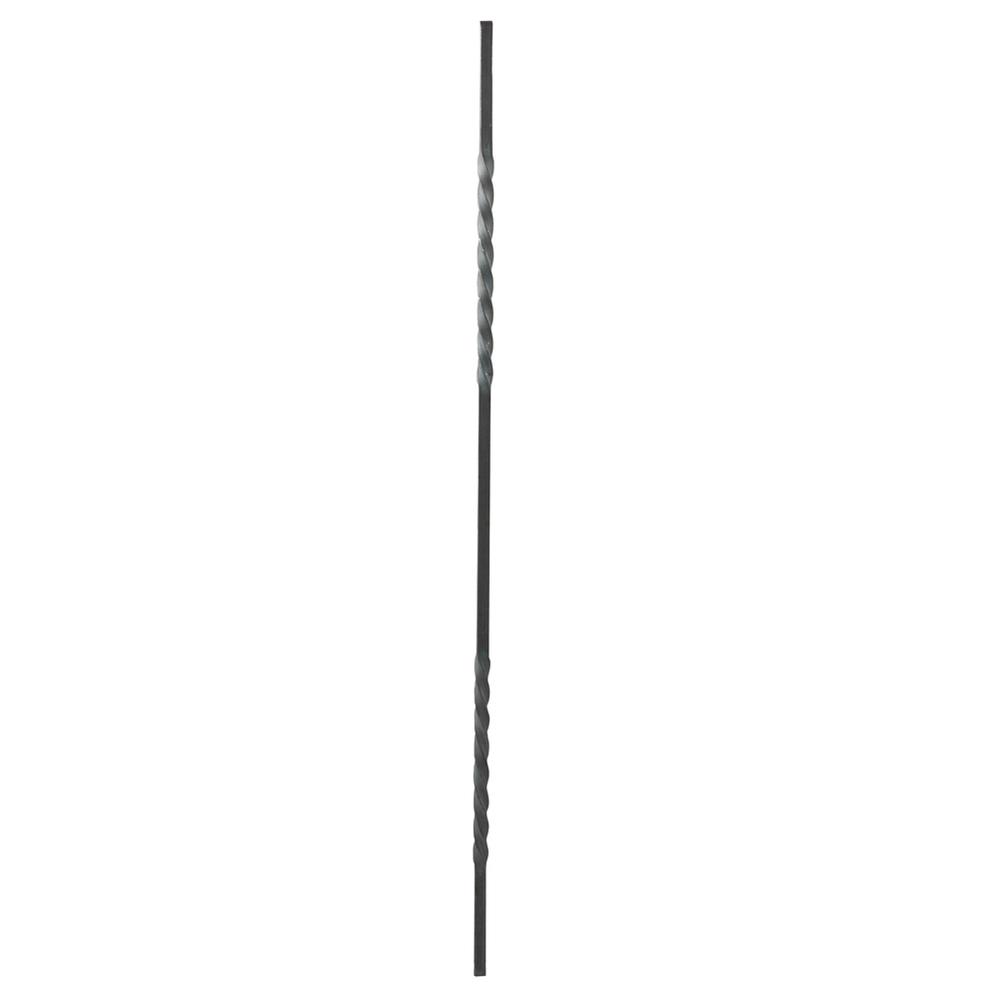 Twisted Bar - Height 950mm Smooth - 12mm Square Bar - F H Brundle