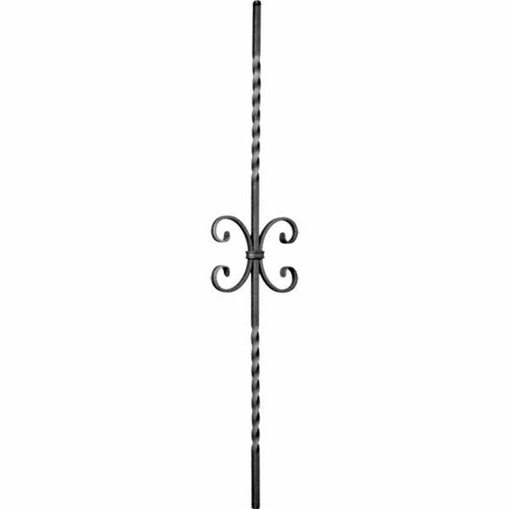 Panel Unit - H 950 x L 170mm 12mm Sq Bar Smooth - 12 x 6mm Flat Bar