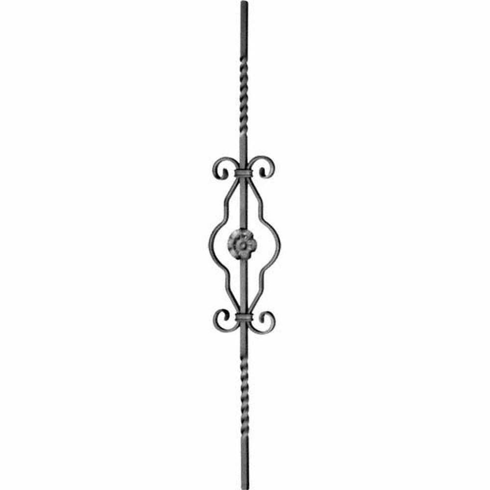 Panel Unit - H 950 x L 150mm 12mm Sq Bar Smooth - 12 x 6mm Flat Bar