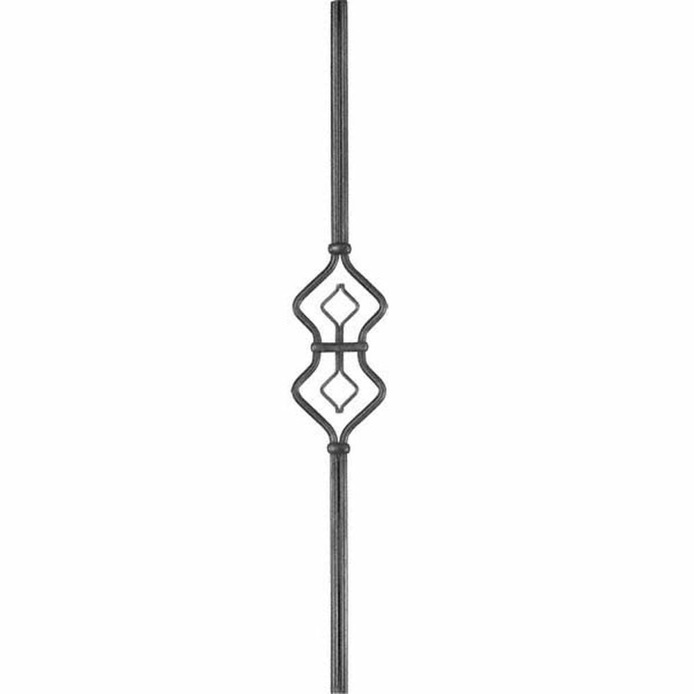 Panel Unit - H 950 x L 130mm Smooth - 12mm Round Bar