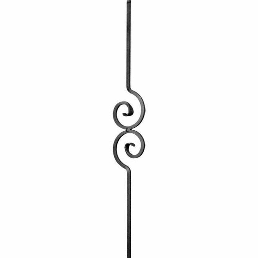 Panel Unit - H 950 x L 125mm Smooth - 12mm Square Bar