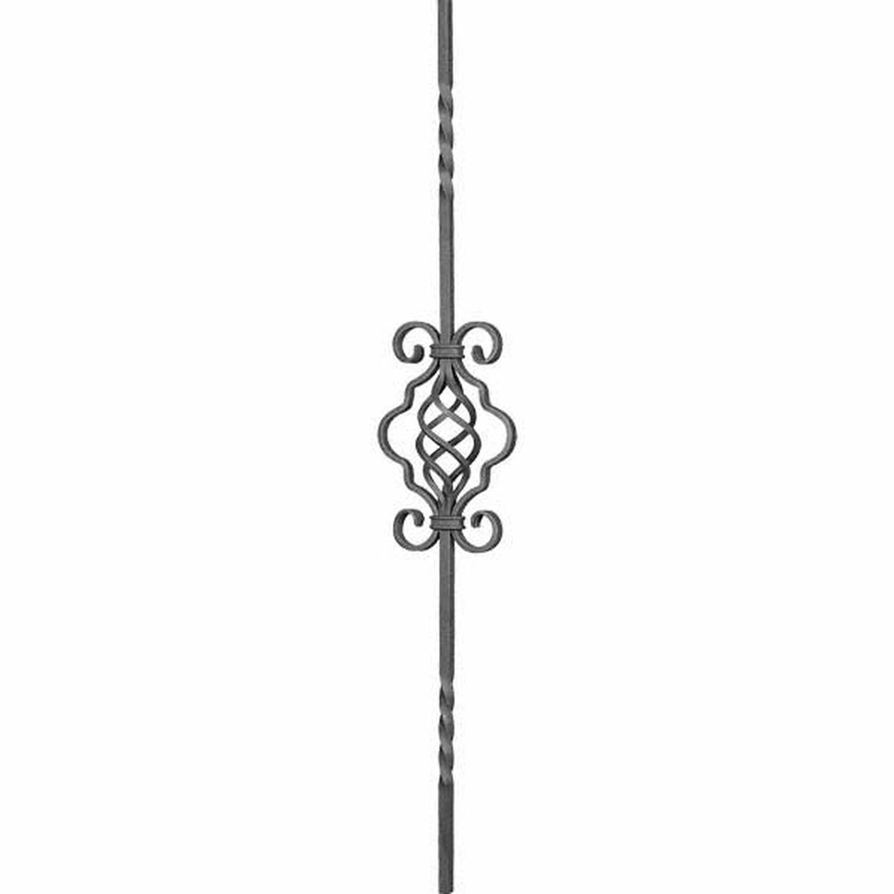 Panel Unit - H 950 x L 150mm 12mm Sq Bar Smooth - 12 x 6mm Flat Bar