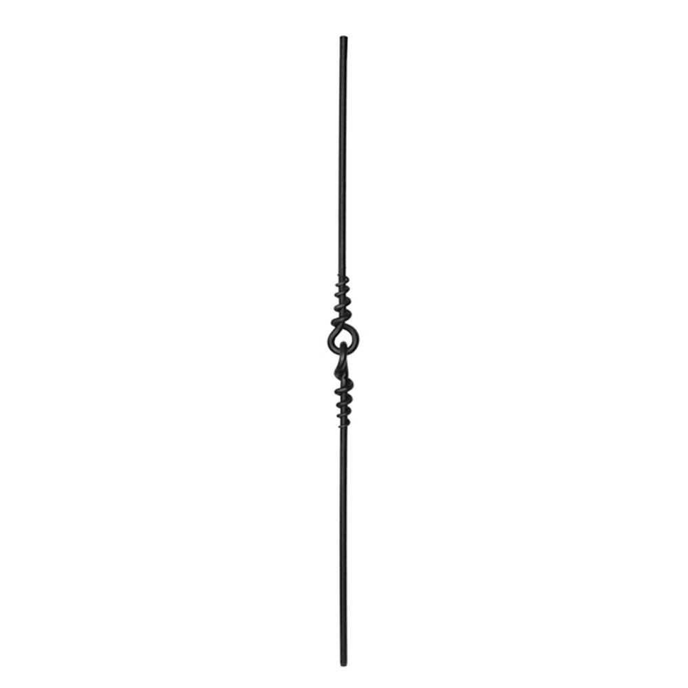Twisted Eye Centre - Length 1000mm Smooth - 45mm Eye Dia - 12mm Round Bar
