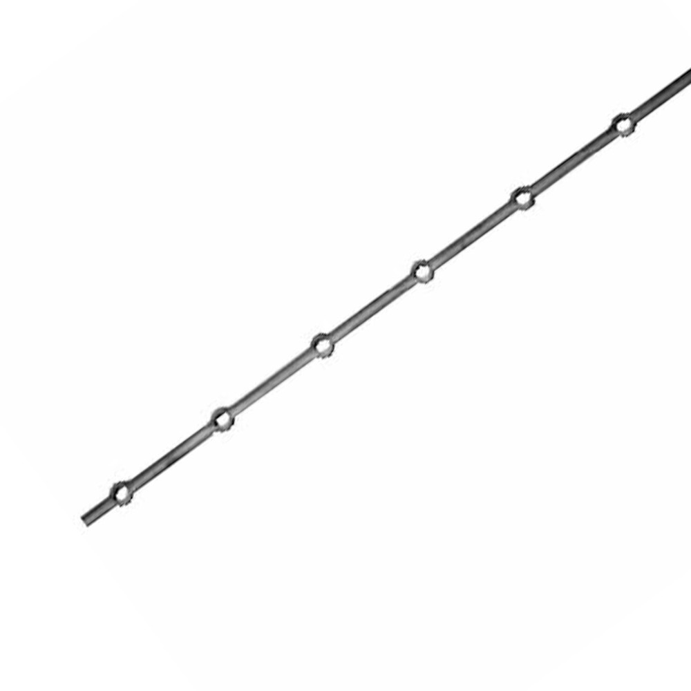Round Holed Bar - 16 x 2000mm 16mm Round Holes to Give 150mm Gap