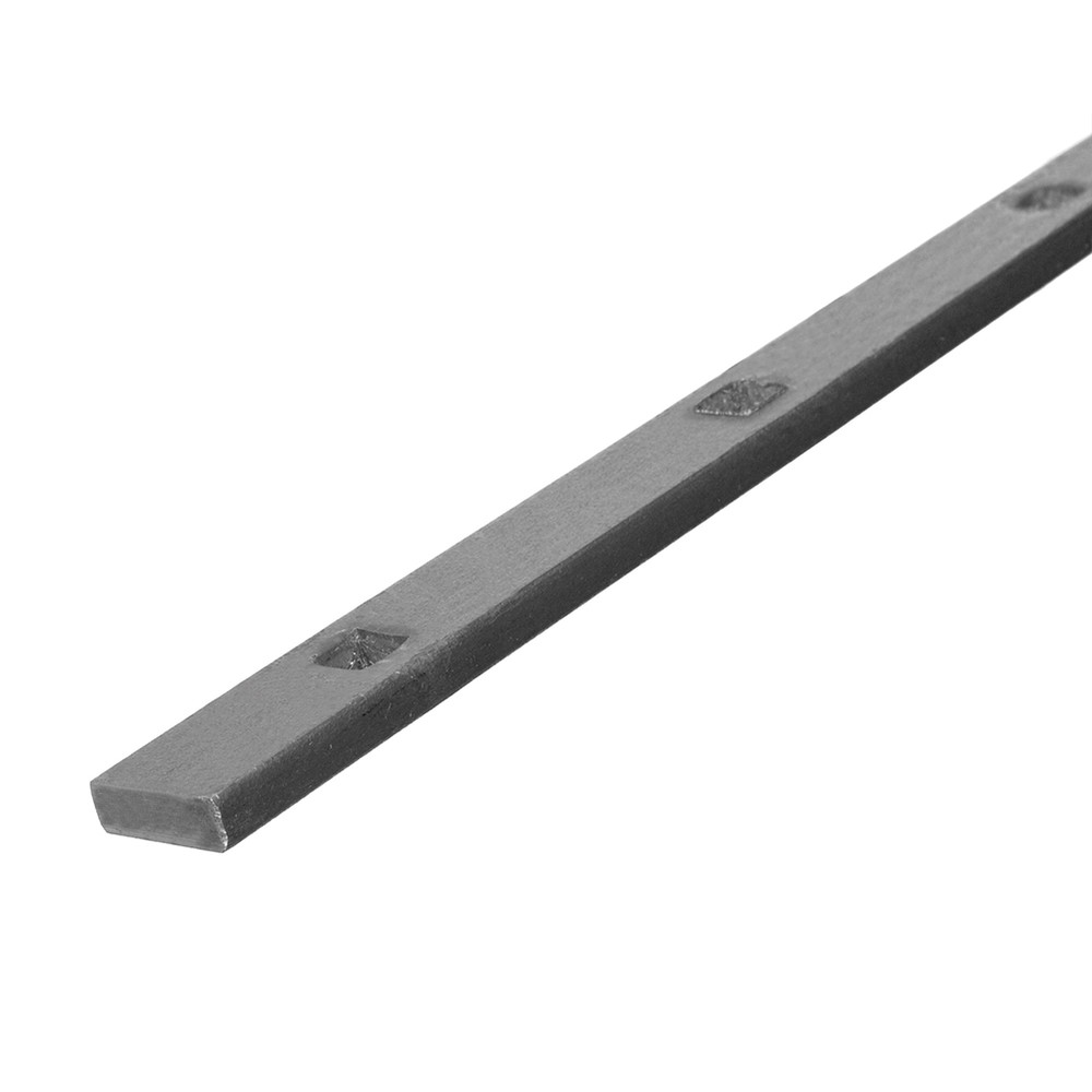 Flat Holed Bar - 40 x 10 x 2206mm 16mm Square Holes to Give 100mm Gap