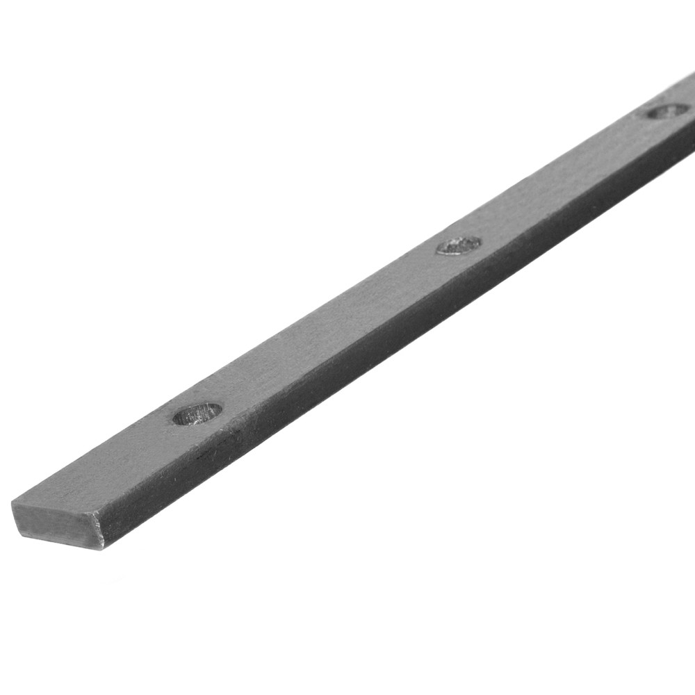 Plain punched flat bar with round holes suitable for 12mm round bars