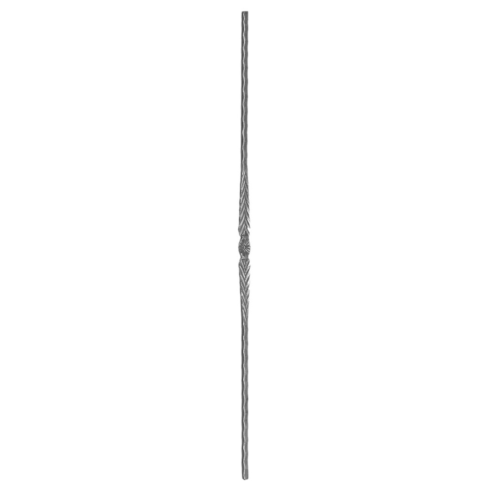 Decorative Bars - Height 950mm Hammered - 12mm Square Bar