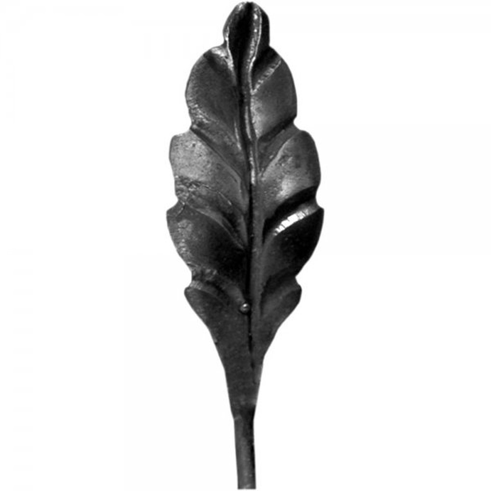 Hand Forged Leaf - H 100 x W 38mm 3mm Thick