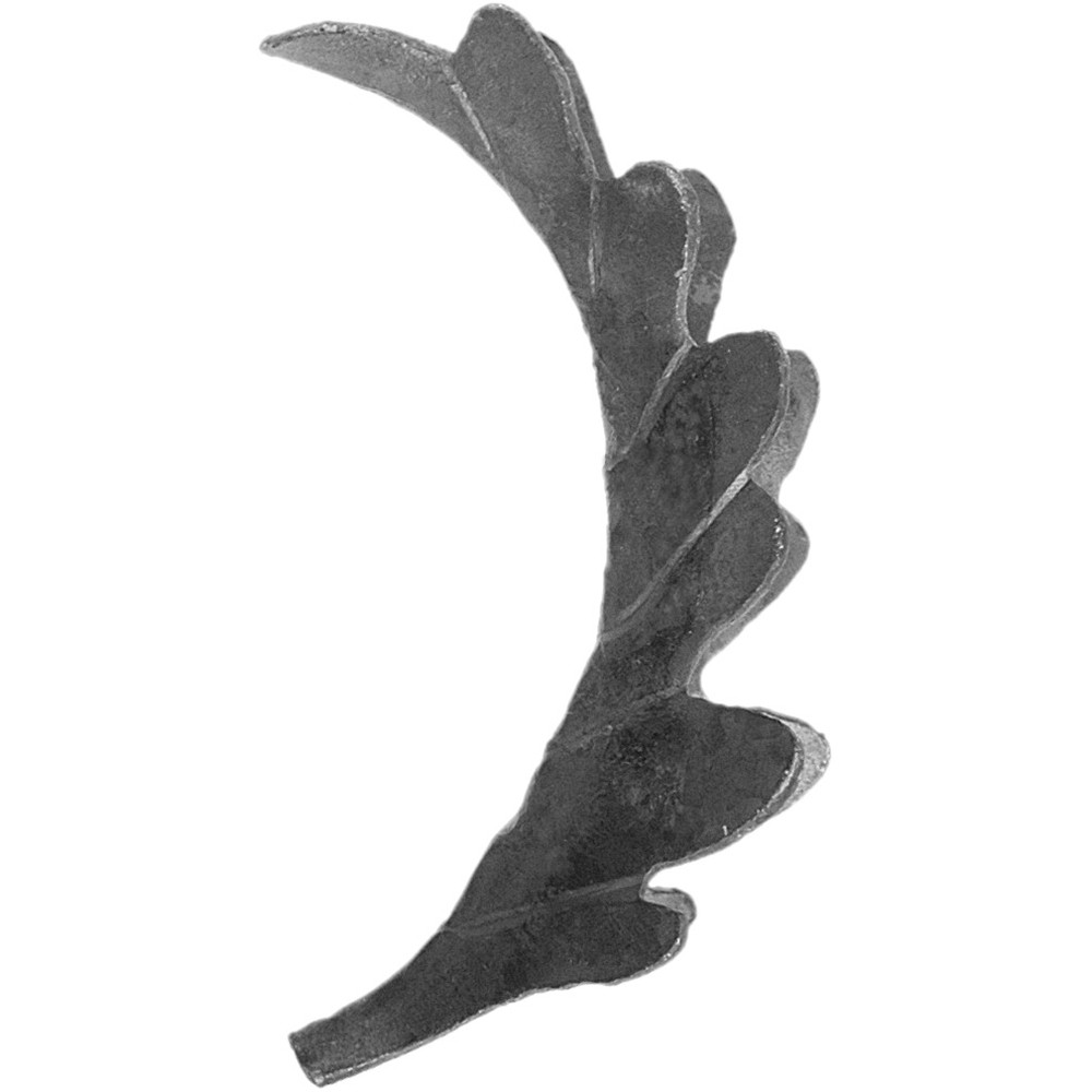 Hand Forged Leaf - H 150 x W 80mm 3mm Thick