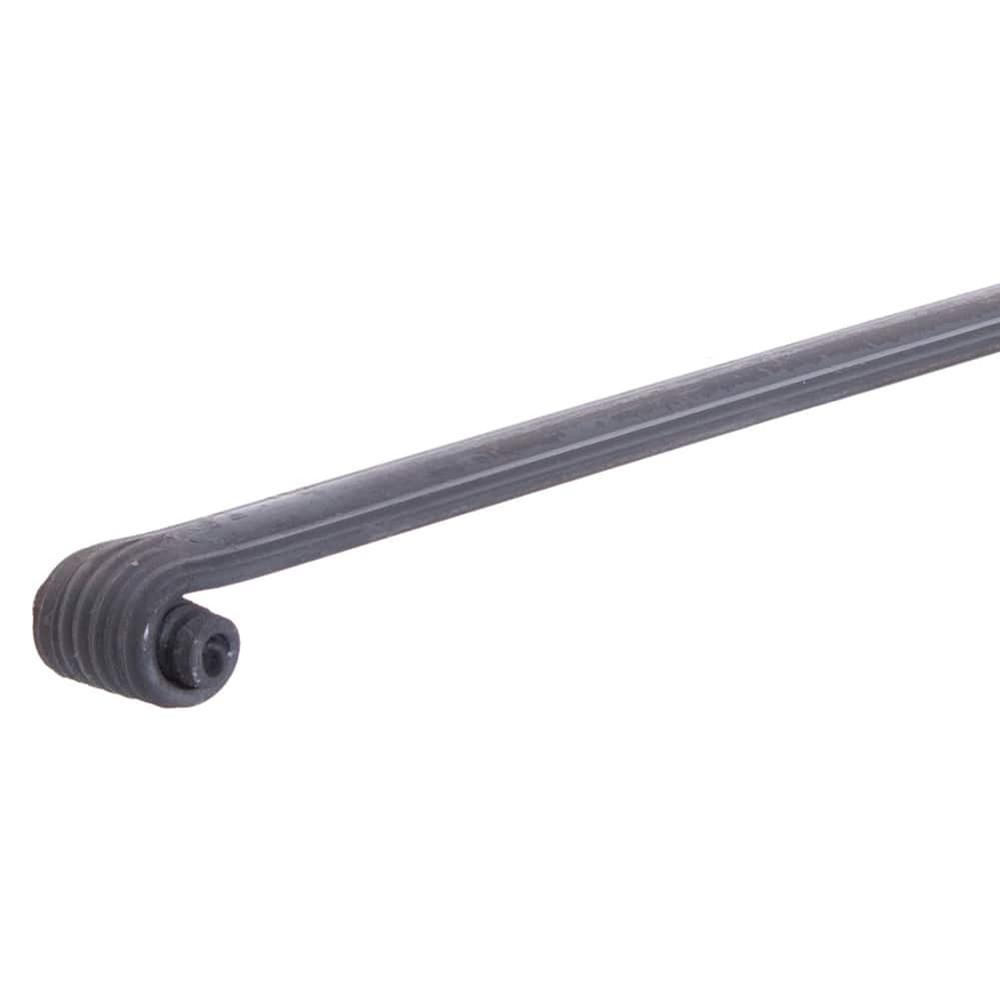 Handrail End - L 400 H 100mm 40 x 12mm Convex Bar