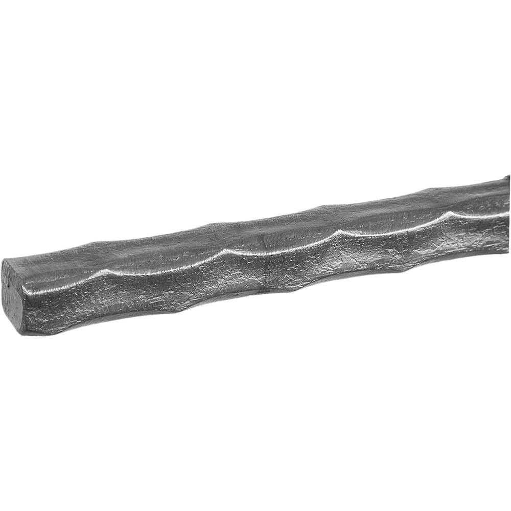 Hammered Square Bar 3000 x 14mm