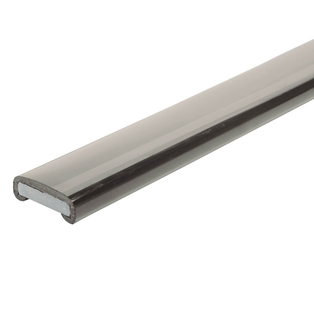 Plastic Handrail 40 x 8 - Mid Grey 004 25 Metre Rolls