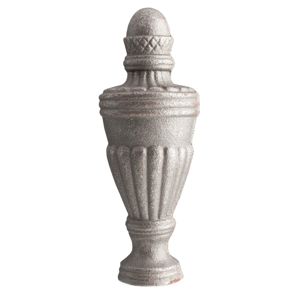 Cast Iron Urn - Height 200 x Length 70mm 45mm Round Base