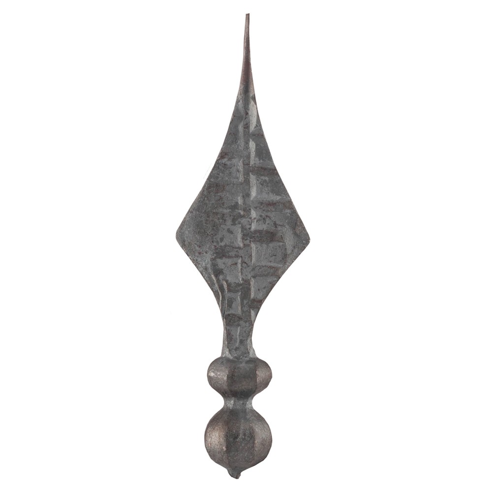 Railhead - Height 205 x Width 65mm Forged Spike 35mm Round Base