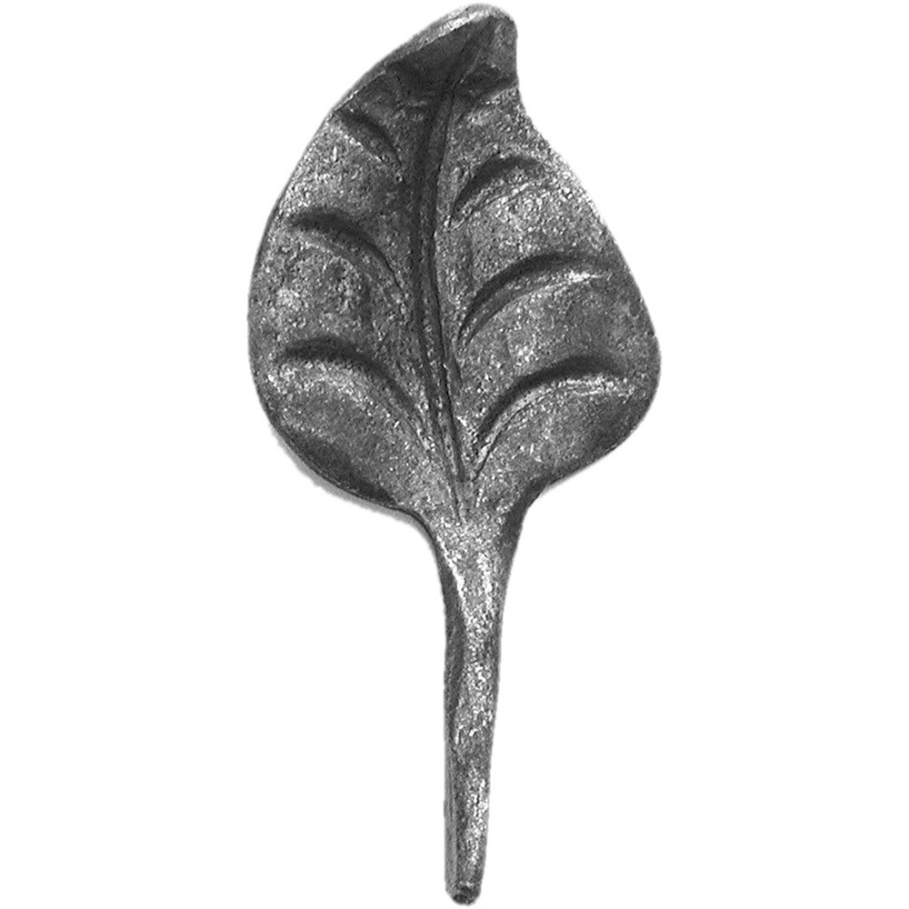 Hand Forged Leaf - H 110 x W 45mm 2.5mm Thick