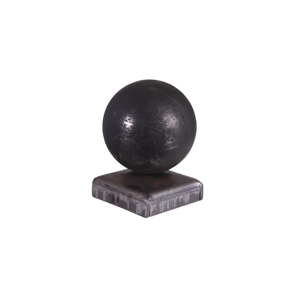 Post Cap - 30mm Diameter Hollow Sphere 30mm Square Base