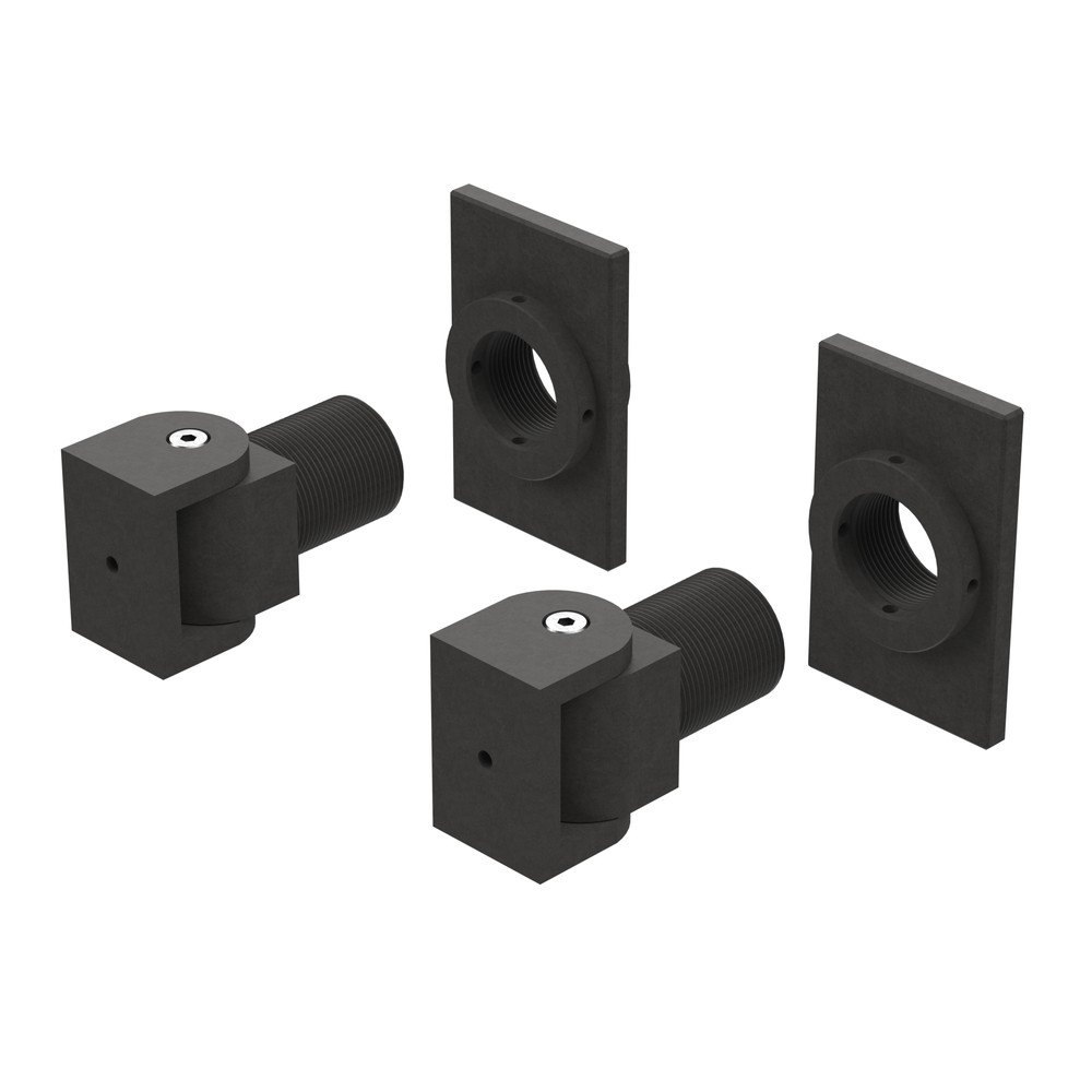 Hydraulic Adjustable Gate Closer (Pair) 2 Hinges & 2 Post Fixing Brackets