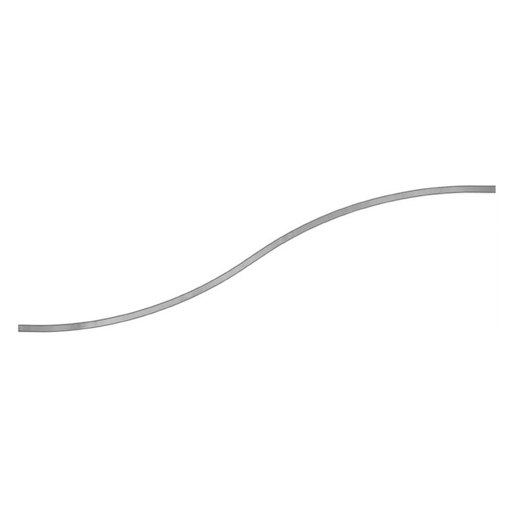 Gate Top - Length 2000mm - 50x10mm Bar Smooth - Shaped Used On Flat (Pair)