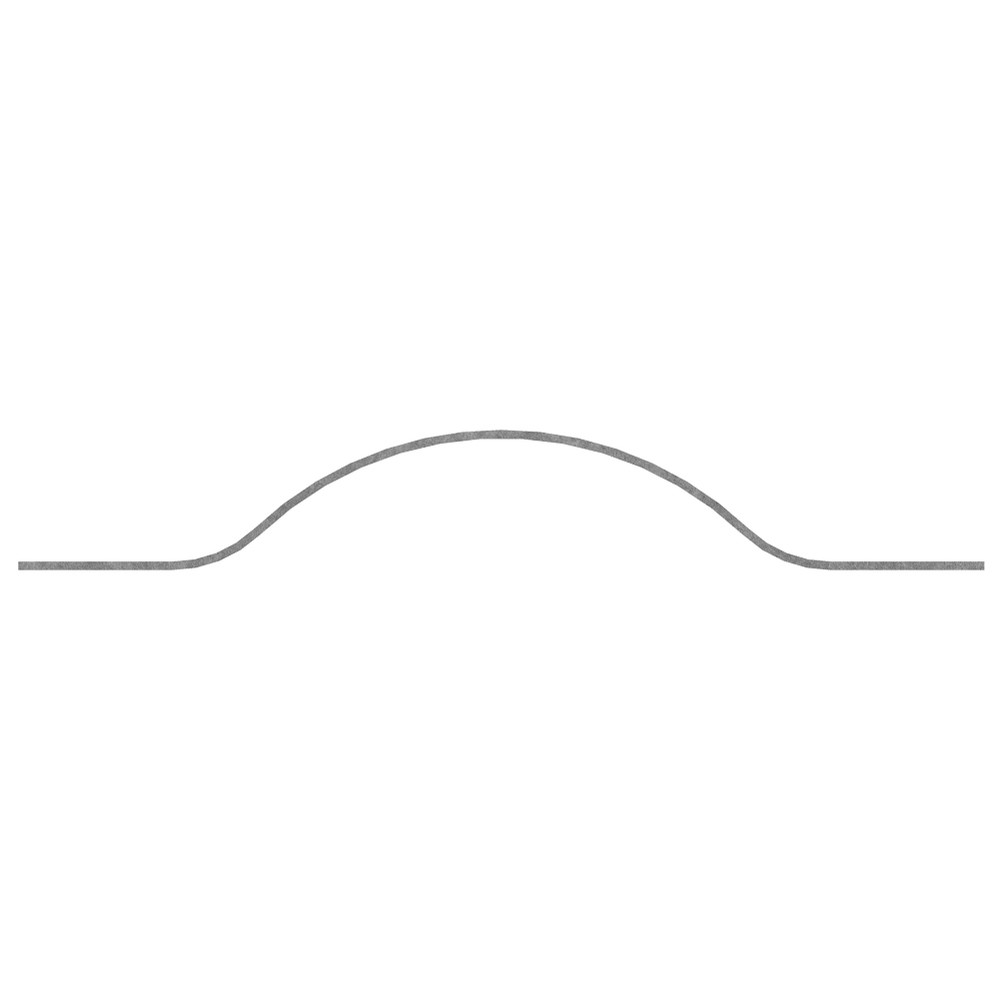 Shaped Gate Bar - H 180 x L 1300mm Smooth - 30 x 8mm Flat Bar