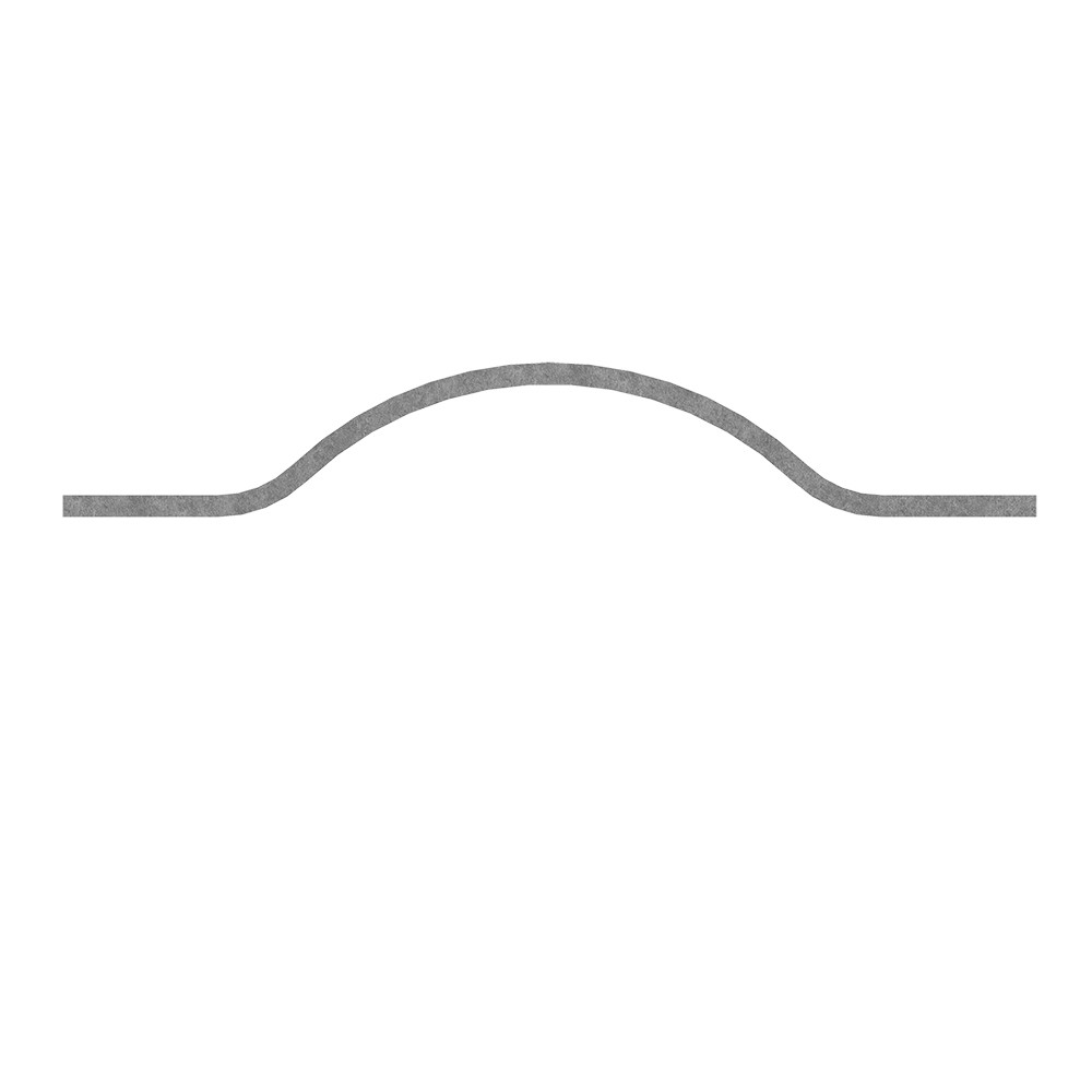 FHB Ped. Arch Kit 2 Top Arch Pair 8/16JFHB Top Arch 25x10 Plain