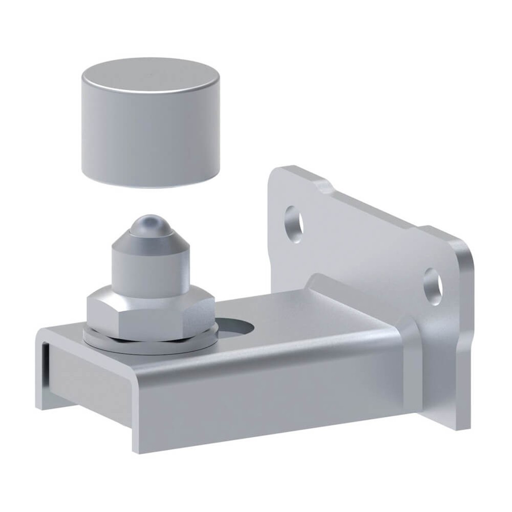 Adjustable Base Plate Pivot - for 40x40 With 2 Holes Plate to Fix - Zinc Plated