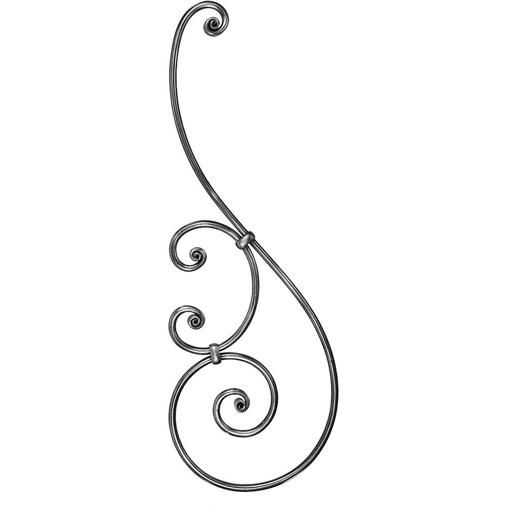 Panel Unit - Height 710 x Length 250mm Smooth - 12mm Round Bar