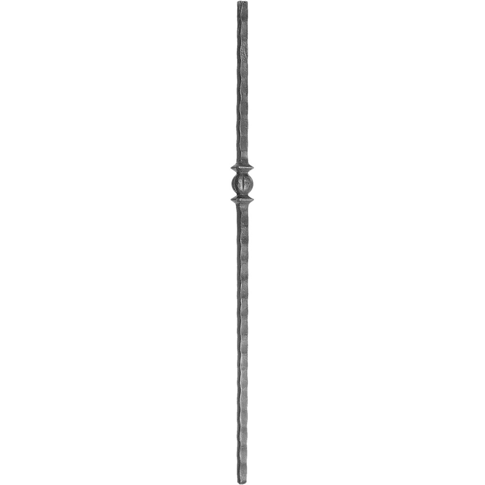 Forged Bar - Height 1200mm Hammered - 25mm Square Bar