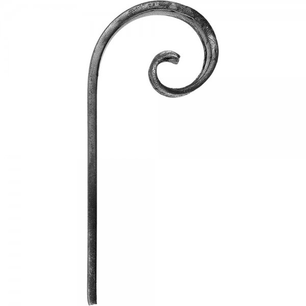 Gate Post Top - L 300 x H 80mm Smooth - 50x8mm Flat Bar