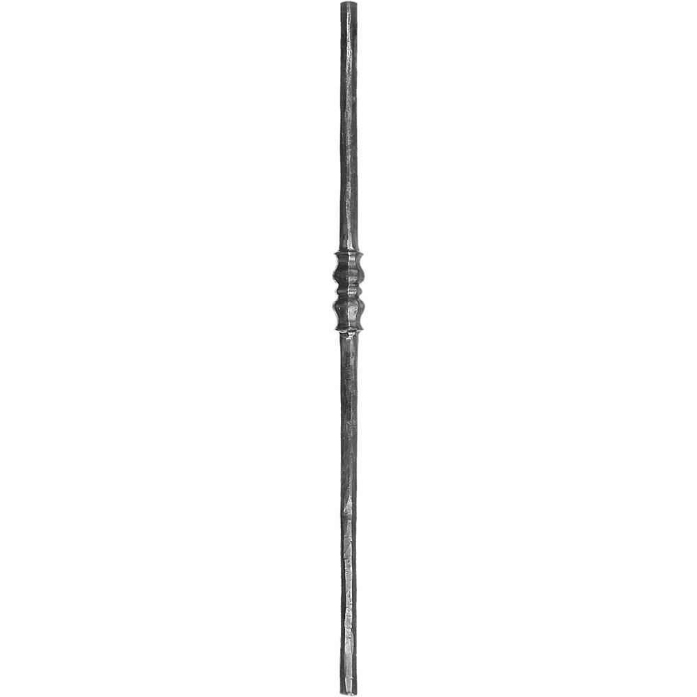 Decorative Bar - Height 1200mm Hammered - 30mm Round Bar