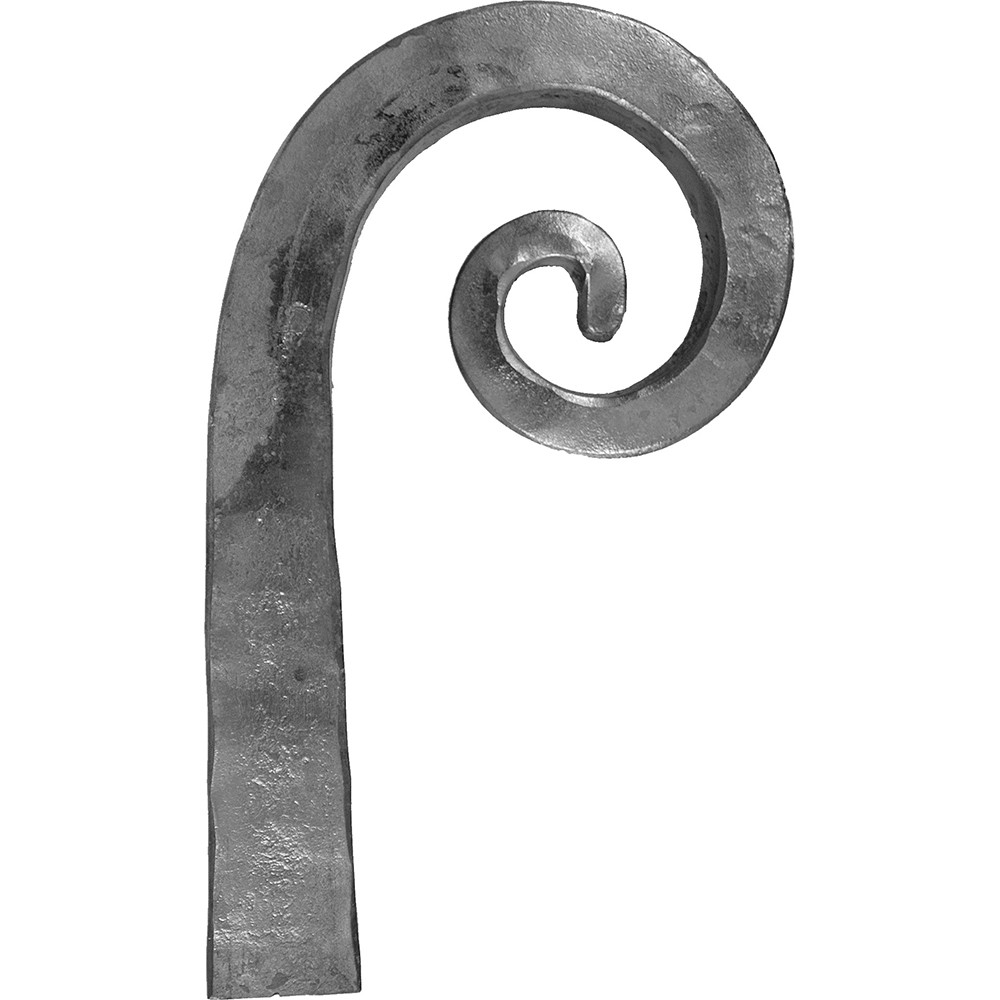 Handrail End - L 250 x H 150mm Smooth - 40mm Square Bar