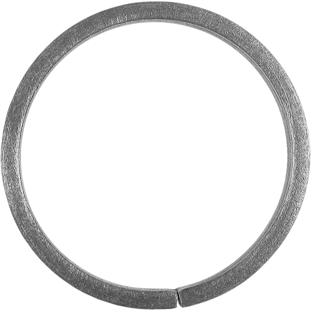 Square Section Circle - Height 110mm Smooth - 16 x 8mm Flat Bar