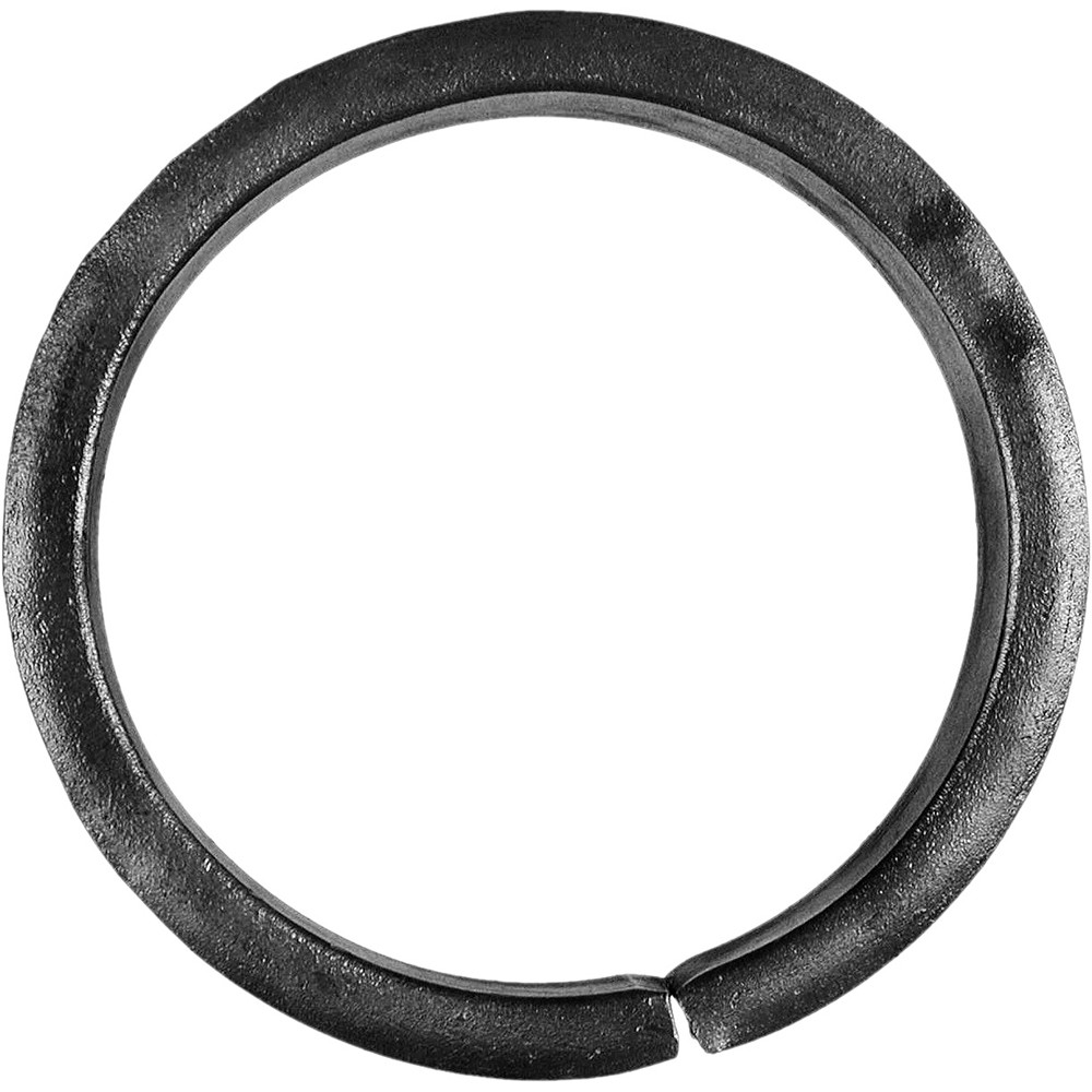 Square Section Circle - Height 120mm Smooth - 14mm Square Bar