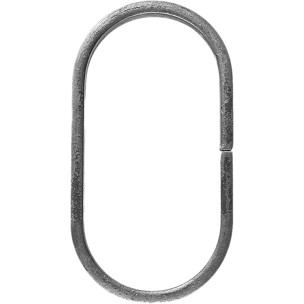 Oval - Height 150 x Length 100mm Smooth - 16 x 8mm Flat Bar
