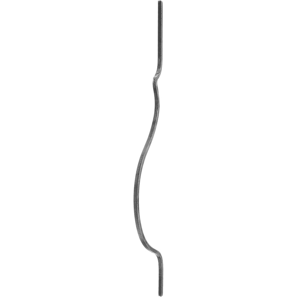 Shaped Bar - Height 1000 x Length 200mm Smooth - 14mm Square Bar