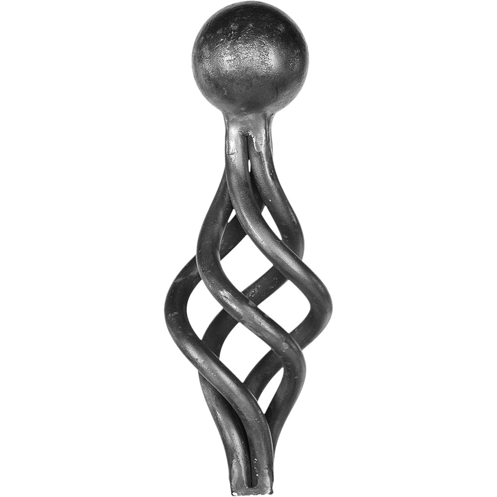 Basket - Height 160 x Length 60mm Smooth - 16mm Round Base